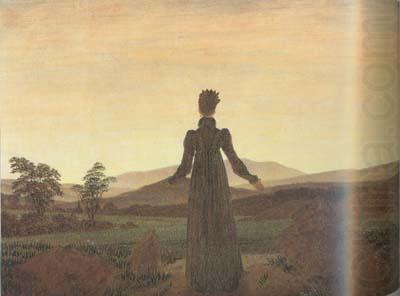 Caspar David Friedrich Woman Before the Setting Sun (mk10) china oil painting image